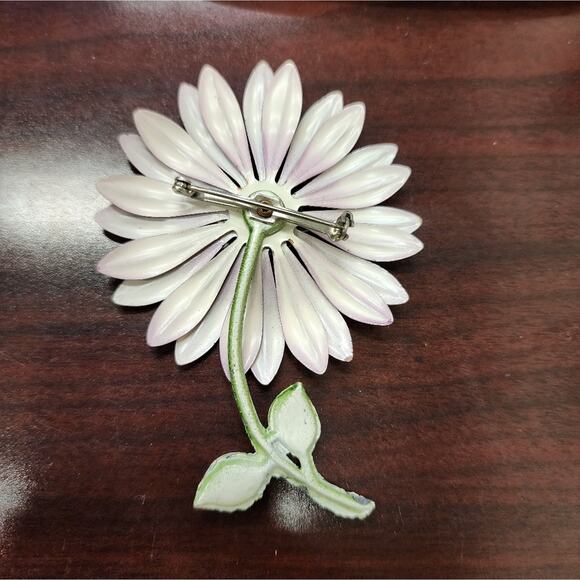 Purple Metal Brooch - Picture 4 of 6